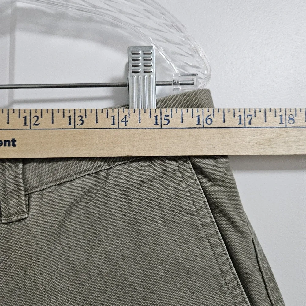 Columbia Pants Mens 34x32 Green Canvas Outdoor Utility Straight Leg GoGorpcore